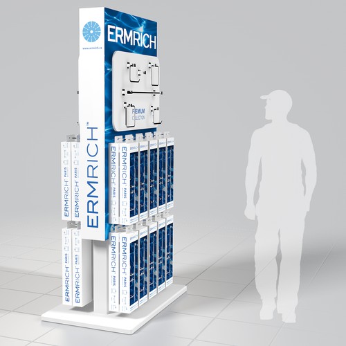 Create a Retail Point of Sale Stand for a Product Launch