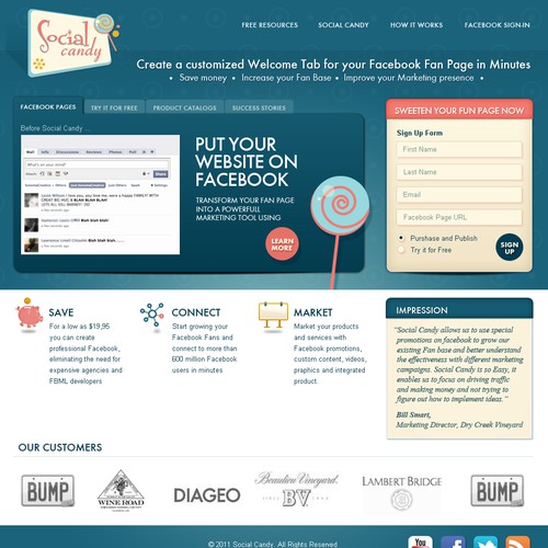 Go retro with a design for our web app's home page