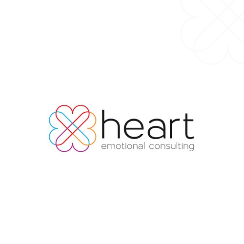Heart - logo concept for emotional consulting