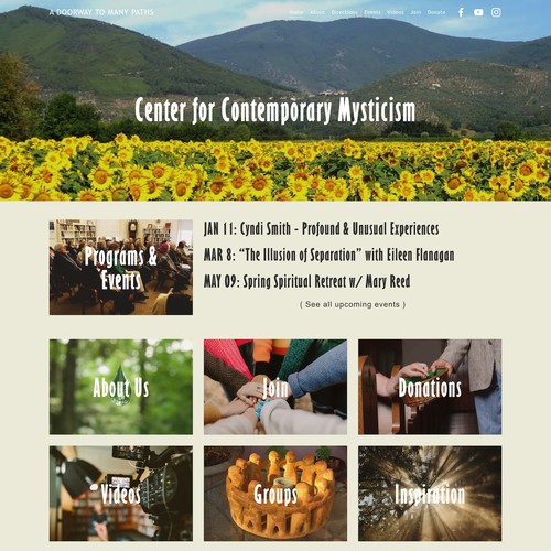 Center for Contemporary Mysticism Custom Font