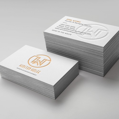 Business Card design for Winston Wolfe