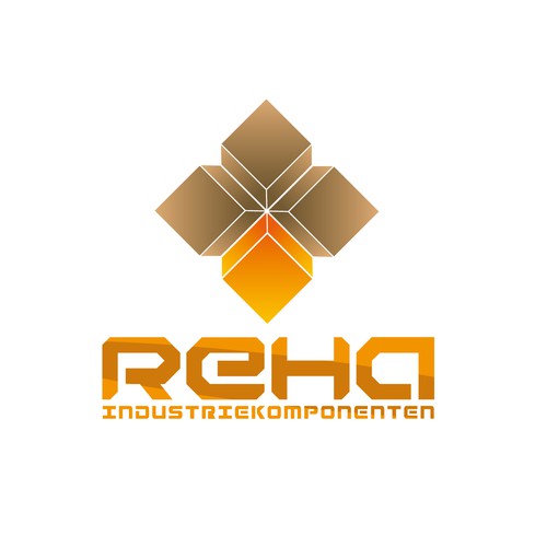 Reha Industriekomponenten Logo Design