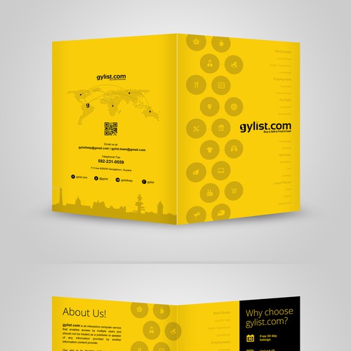 Simple Brochure for Classified website