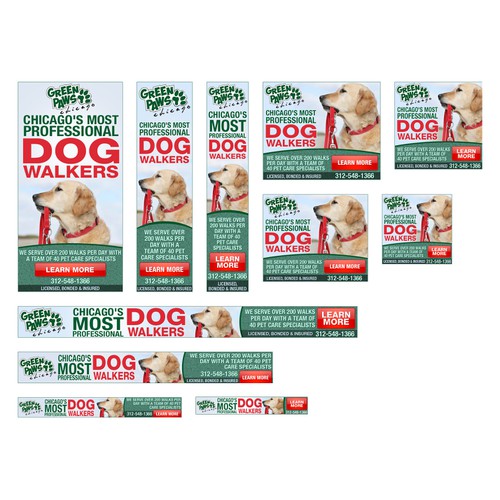 banner ad for Green Paws Chicago