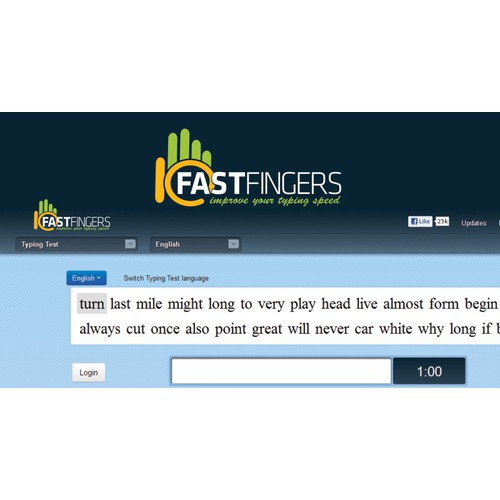 Help 10FastFingers with a new logo