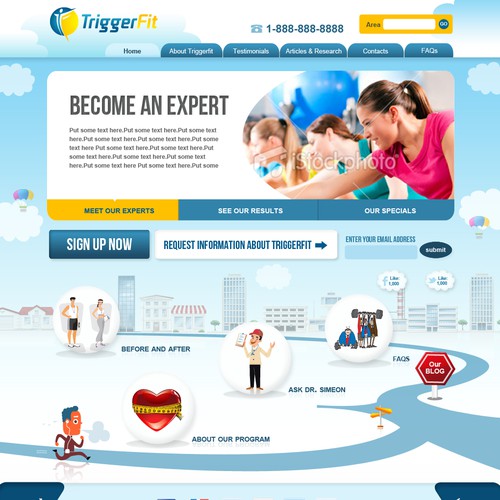 Triggerfit Website Design