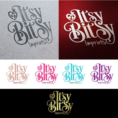 Create an eye catching and unique design for itsy bitsy imprints