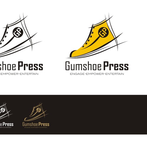 Logo for children's book publisher - Gumshoe Press