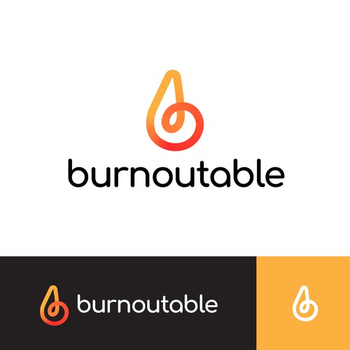 Modern Elegant logo for burnout prevention