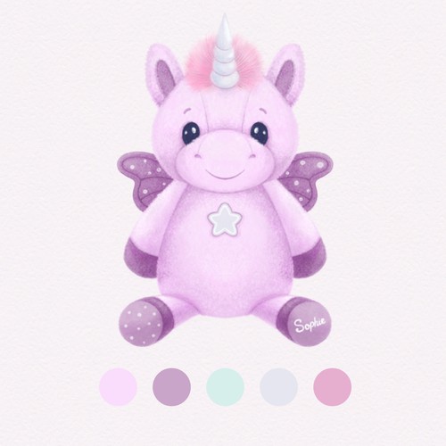 Unicorn Plush Toy Design