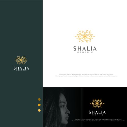 shalia organic a logo