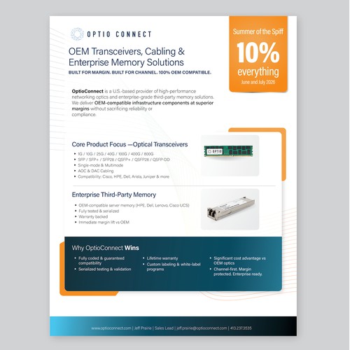 Optio Connect Sales Sheet