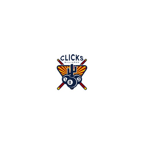 CLICKS BILLIARDS Logo 