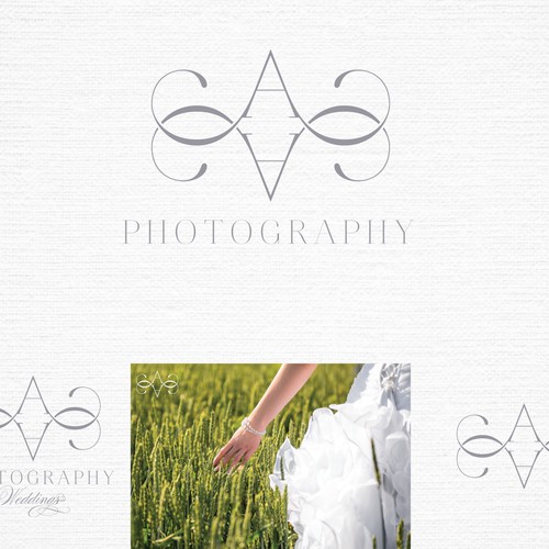 Create a logo for wedding and portrait photography business