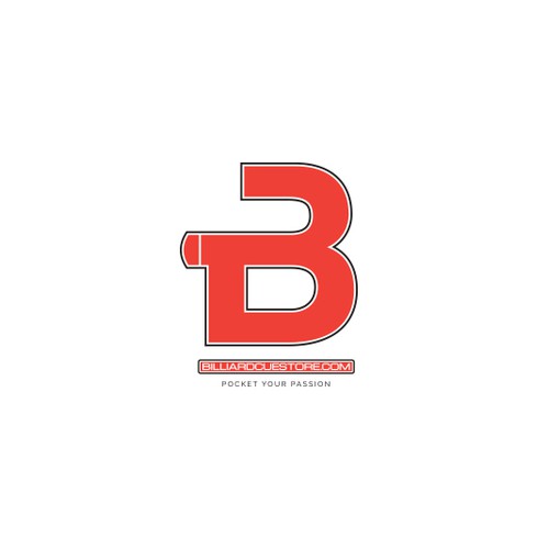 Stylized symbol for a billiard store