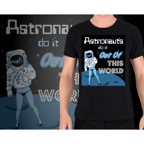 Astronaut T-shirt Design