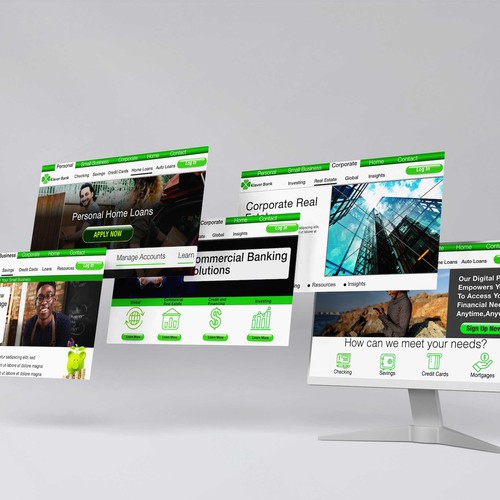 Klaver Bank Website Design