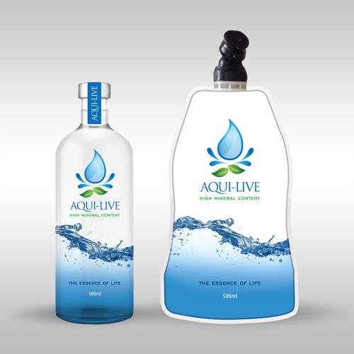 Create a design  that will capture the true nature of Living Water.