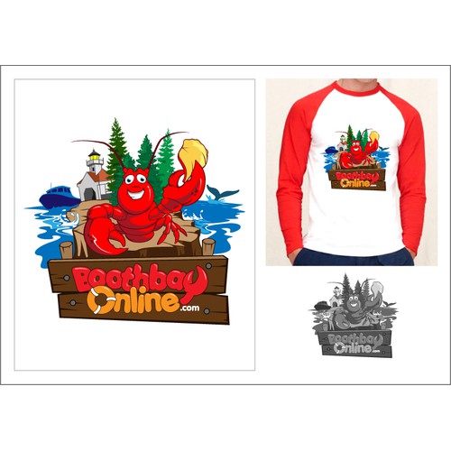Maine Coastal Town needs new logo with a fun friendly lobster and friends!