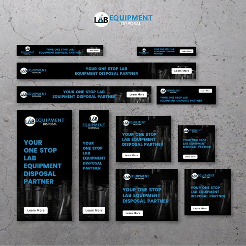 Ad Banners Design for LAB EQUIPMENT DISPOSAL