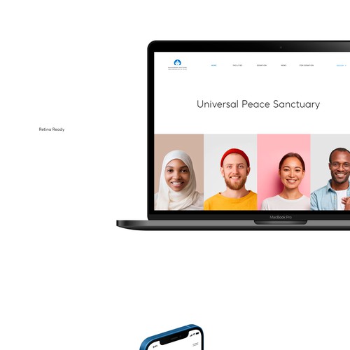Redesign of Universal Peace Sanctuary's website