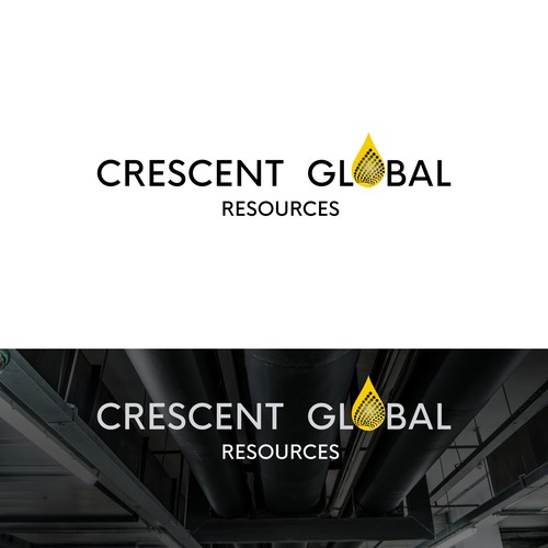 Logo concept for oil and gas company