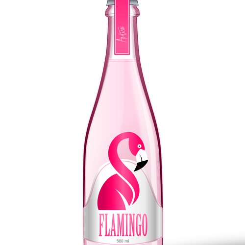Label for Artiste ‘Flamingo’ Moscato