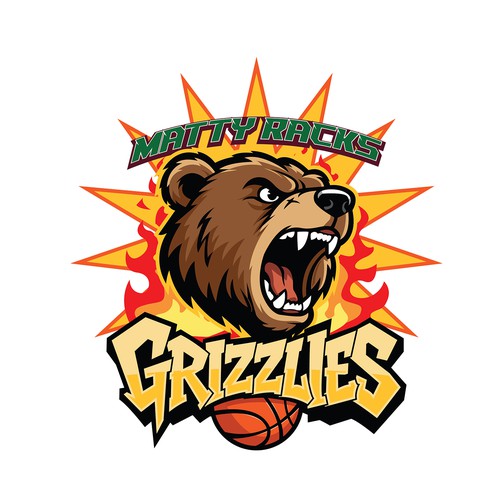 Logo Concept for Kids Basketball Team