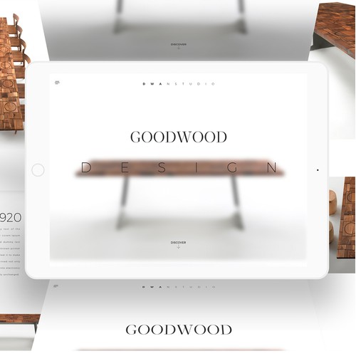 GoodWood Furniture Landing Page