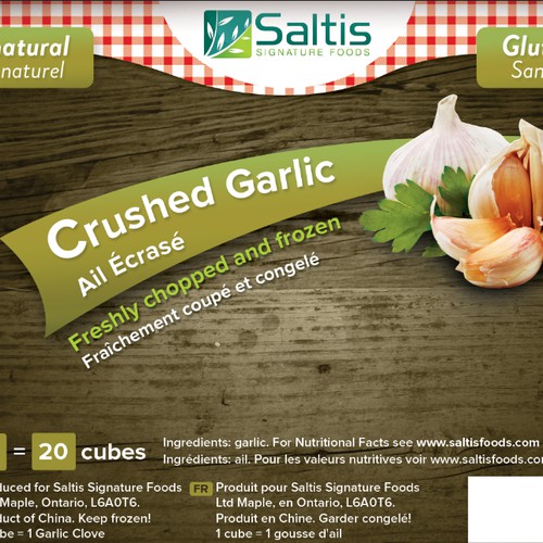 Packaging concept for garlic product