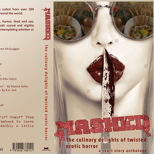 Book Cover for an Erotic Culinary Horror Book