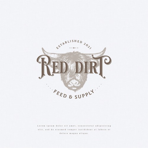 Logo for a Farm and Ranch Feed Supply Store