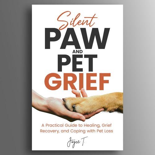 Modern Ebook Cover for pet loss recovery.