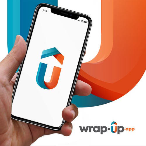Wrap-Up logo design
