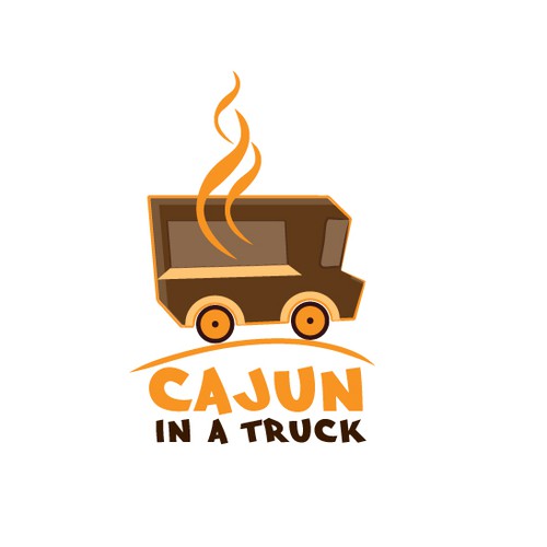 Logo for Food Truck "Cajun in a Truck" 