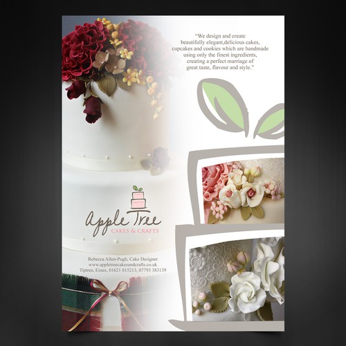 Create the next postcard, flyer or print for Apple Tree Cakes & Crafts Ltd