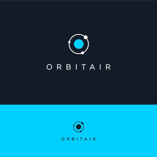 Minimalistic logo for Orbitair