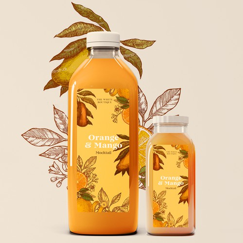 Label made for juice business