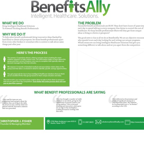 Benefits Ally flyer