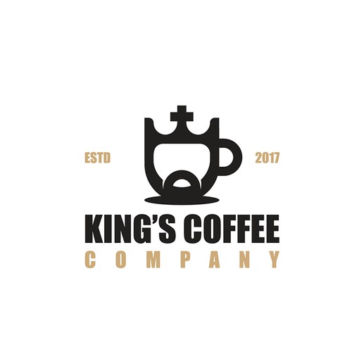 Logo Concept King's Coffee Company brand their royal brew for the first time!