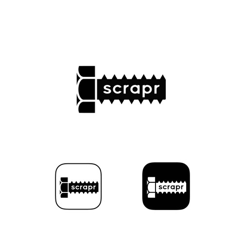 Logo for a scrap metal company