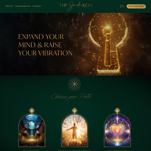 Squarespace Spiritual Website Design