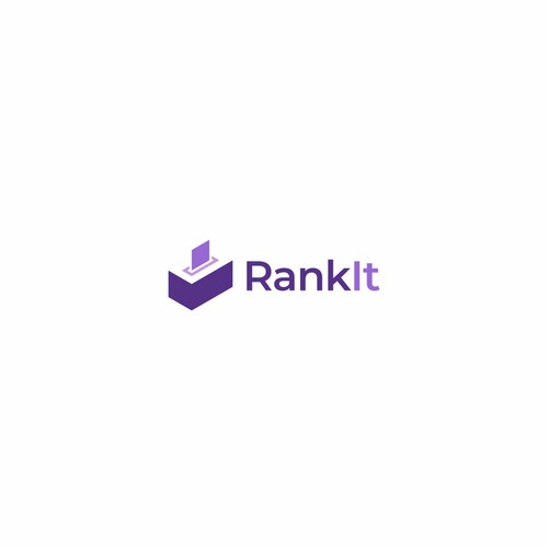 Double meaning logo concept for RankIt