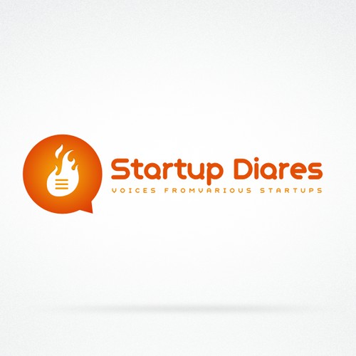 Create the next logo for The Startup Diaries