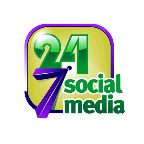 Create the LOGO for 24 Seven Social Media - OPEN design!