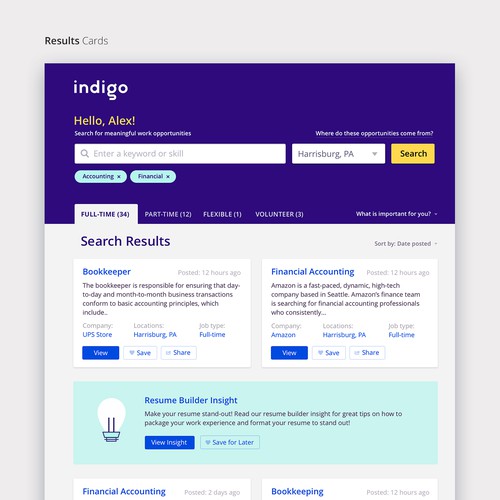 indigo website