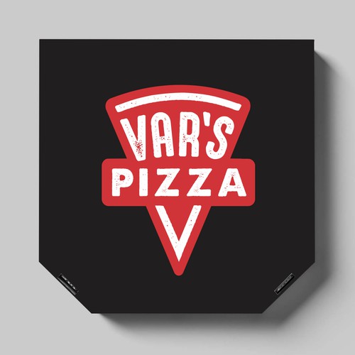 Logo for casual eclectic pizza shop