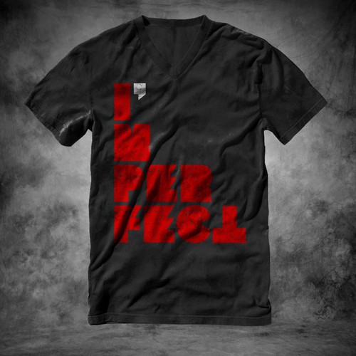 imperfect wordplay T-shirt design