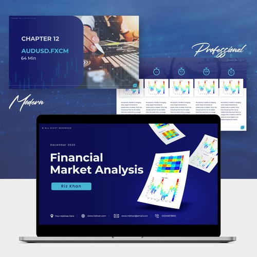 Financial report presentation design