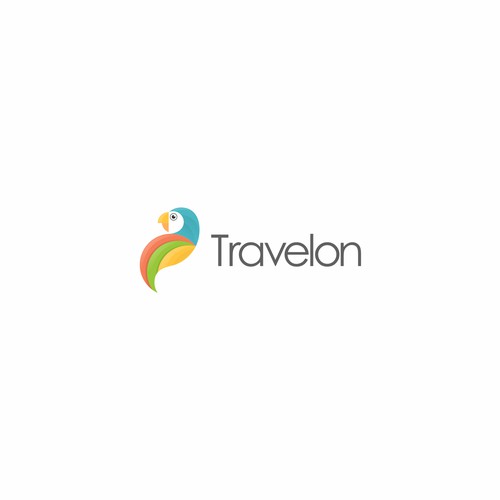 parrot logo for travel business